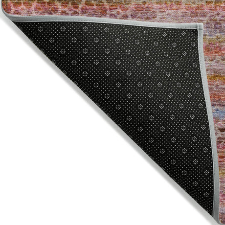 Addison Chantille ACN2155 Stripes Machine Made Transitional Pink Rug