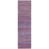 Addison Chantille ACN2155 Stripes Machine Made Transitional Purple Rug