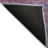 Addison Chantille ACN2155 Stripes Machine Made Transitional Purple Rug
