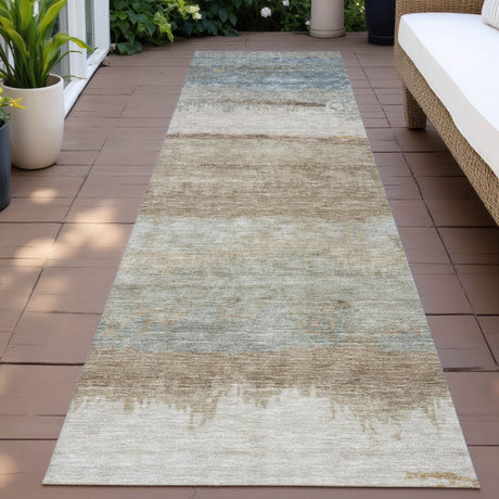 Addison Chantille ACN2156 Modern Machine Made Transitional Beige Rug