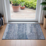 Addison Chantille ACN2156 Modern Machine Made Transitional Blue Rug