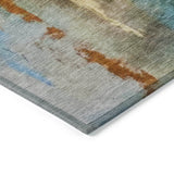 Addison Chantille ACN2157 Abstract Machine Made Transitional Paprika Rug