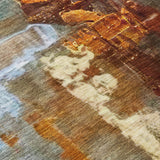 Addison Chantille ACN2157 Abstract Machine Made Transitional Paprika Rug