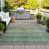 Addison Chantille ACN2158 Abstract Machine Made Transitional Aloe Rug