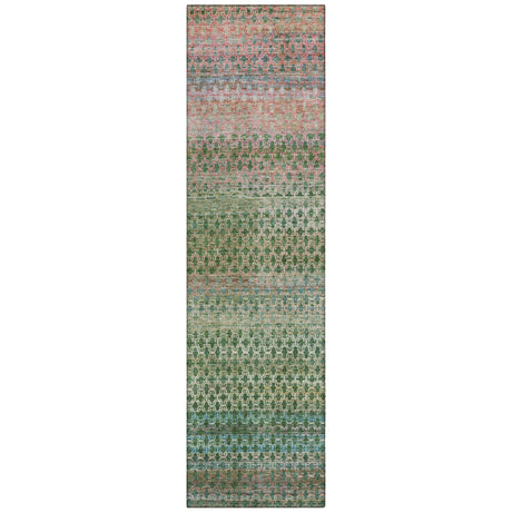 Addison Chantille ACN2158 Abstract Machine Made Transitional Aloe Rug