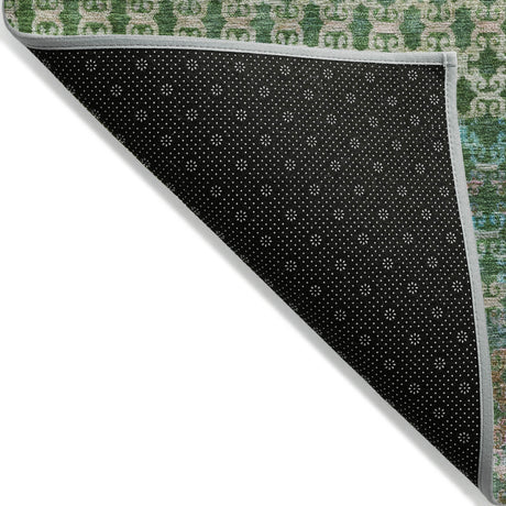 Addison Chantille ACN2158 Abstract Machine Made Transitional Aloe Rug