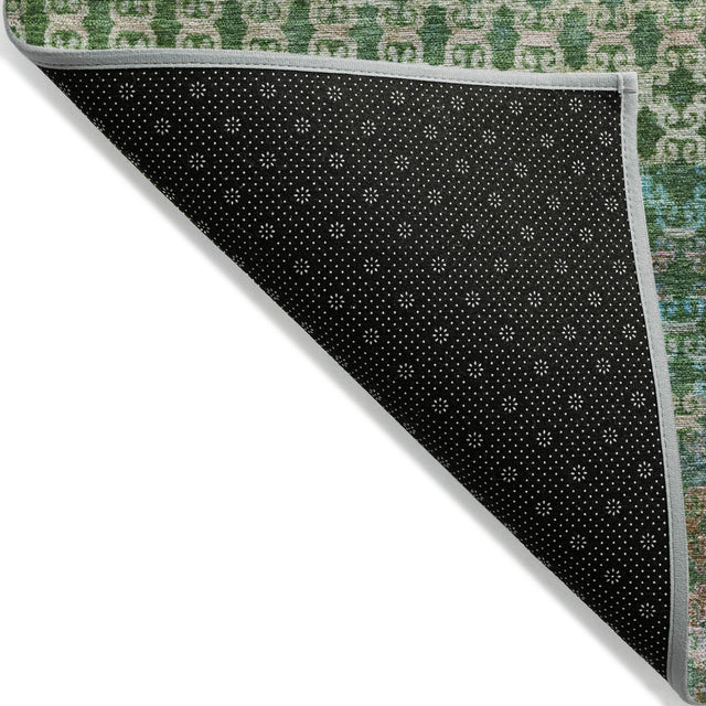 Addison Chantille ACN2158 Abstract Machine Made Transitional Aloe Rug