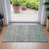 Addison Chantille ACN2158 Abstract Machine Made Transitional Beige Rug