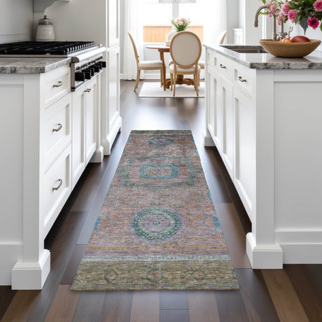 Addison Chantille ACN2159 Global Machine Made Traditional Copper Rug