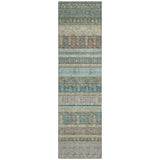 Addison Chantille ACN2160 Stripes Machine Made Transitional Aloe Rug
