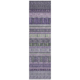 Addison Chantille ACN2160 Stripes Machine Made Transitional Purple Rug