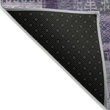 Addison Chantille ACN2160 Stripes Machine Made Transitional Purple Rug