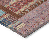 Addison Chantille ACN2160 Stripes Machine Made Transitional Red Rug