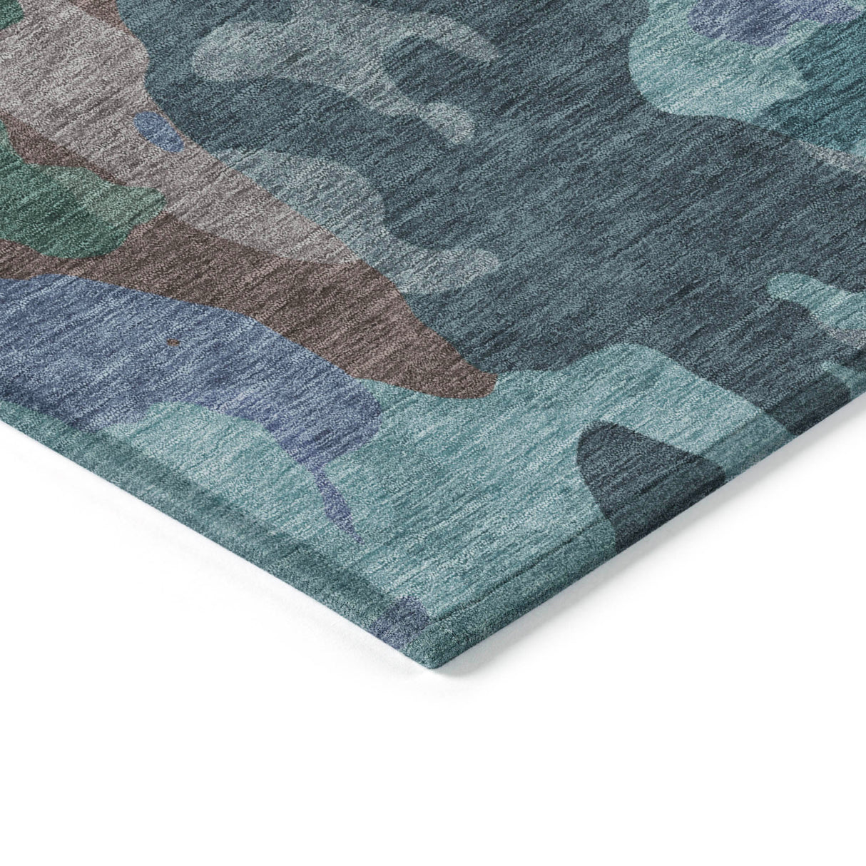 Addison Chantille ACN2161 Modern Machine Made Transitional Teal Rug