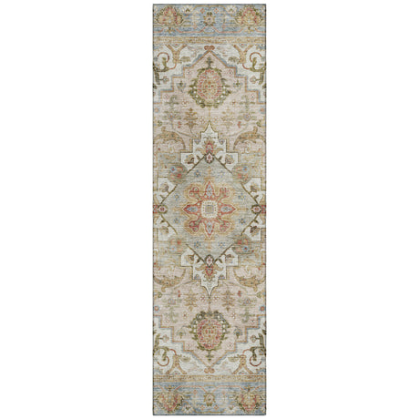 Addison Chantille ACN2163 Global Machine Made Traditional Beige Rug