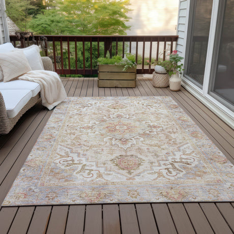 Addison Chantille ACN2163 Global Machine Made Traditional Coral Rug