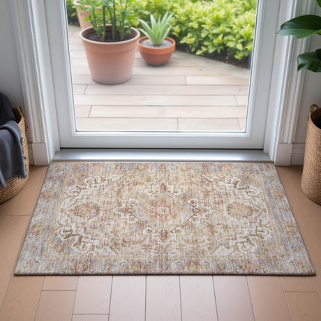Addison Chantille ACN2163 Global Machine Made Traditional Coral Rug