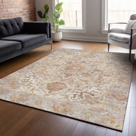 Addison Chantille ACN2163 Global Machine Made Traditional Coral Rug