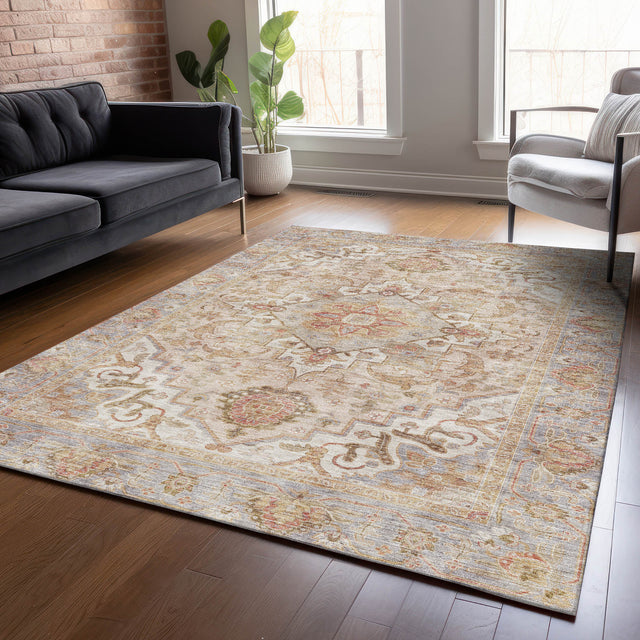 Addison Chantille ACN2163 Global Machine Made Traditional Coral Rug