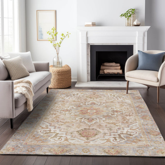 Addison Chantille ACN2163 Global Machine Made Traditional Coral Rug