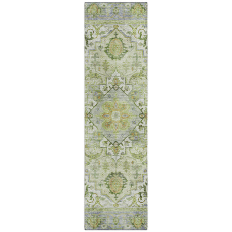 Addison Chantille ACN2163 Global Machine Made Traditional Green Rug