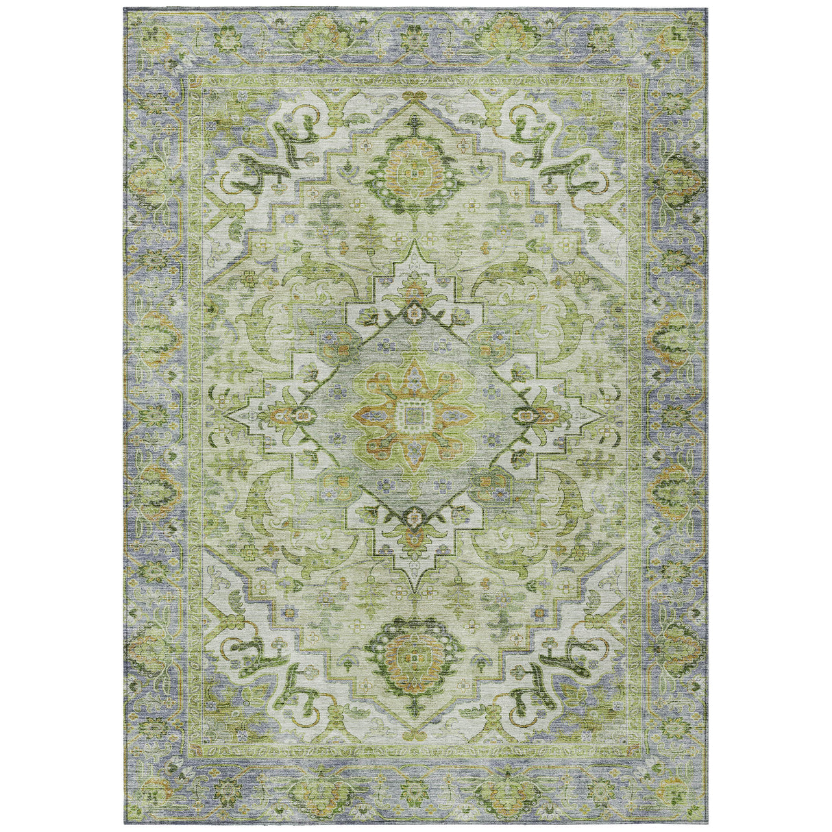 Addison Chantille ACN2163 Global Machine Made Traditional Green Rug