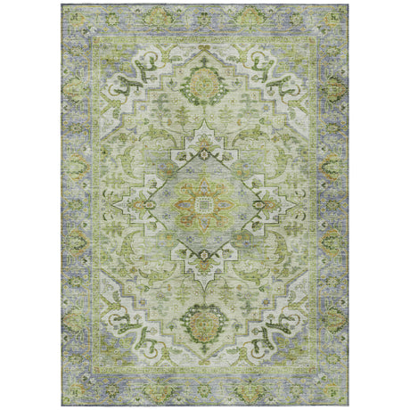 Addison Chantille ACN2163 Global Machine Made Traditional Green Rug