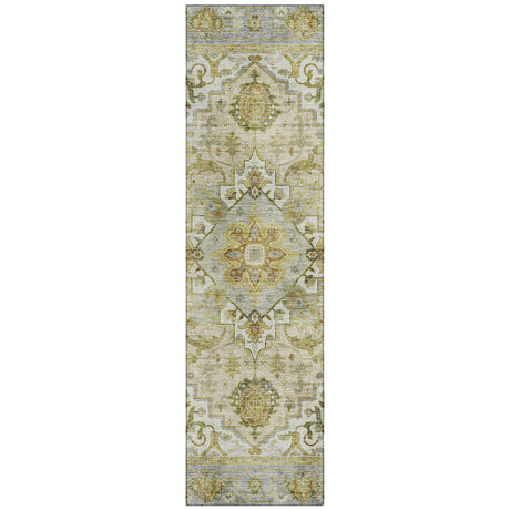 Addison Chantille ACN2163 Global Machine Made Traditional Khaki Rug