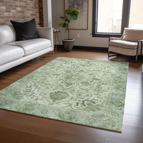 Addison Chantille ACN2164 Global Machine Made Traditional Aloe Rug