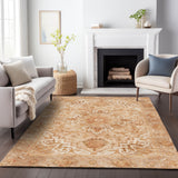 Addison Chantille ACN2164 Global Machine Made Traditional Copper Rug