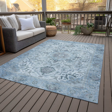 Addison Chantille ACN2164 Global Machine Made Traditional Sky Rug