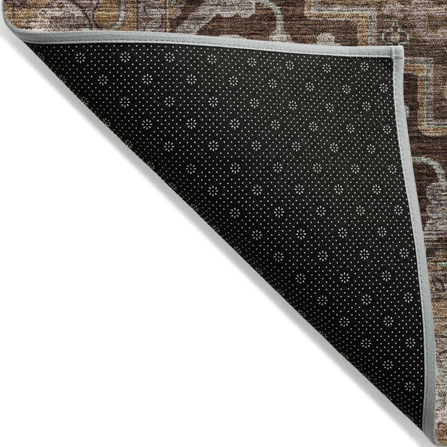 Addison Chantille ACN2165 Global Machine Made Traditional Brown Rug
