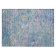 Addison Chantille ACN2166 Abstract Machine Made Transitional Aqua Rug