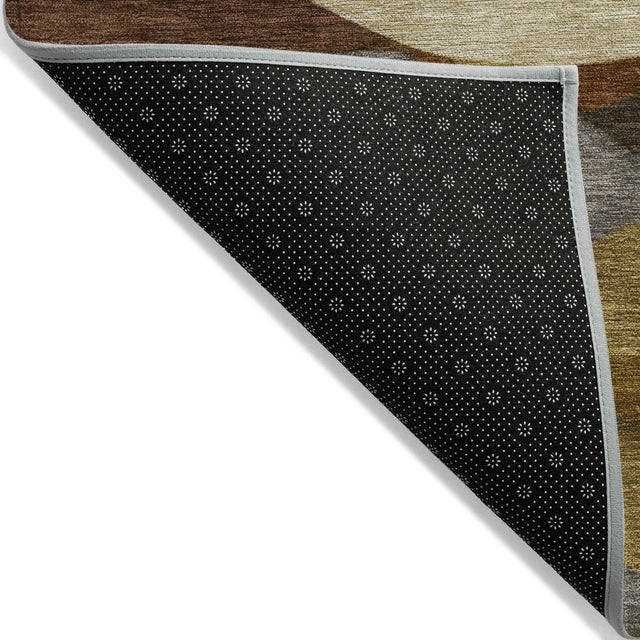 Addison Chantille ACN2167 Geometric Machine Made Transitional Brown Rug