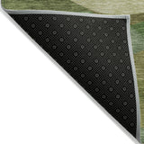 Addison Chantille ACN2167 Geometric Machine Made Transitional Green Rug