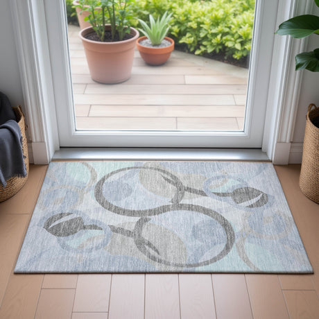 Addison Chantille ACN2168 Geometric Machine Made Transitional Taupe Rug