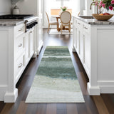 Addison Chantille ACN2169 Stripes Machine Made Transitional Aloe Rug