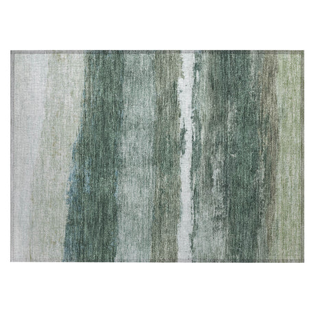 Addison Chantille ACN2169 Stripes Machine Made Transitional Aloe Rug