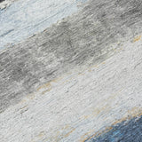 Addison Chantille ACN2169 Stripes Machine Made Transitional Blue Rug