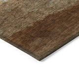 Addison Chantille ACN2169 Stripes Machine Made Transitional Brown Rug
