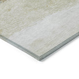 Addison Chantille ACN2169 Stripes Machine Made Transitional Khaki Rug