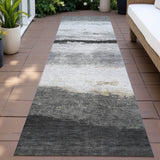 Addison Chantille ACN2169 Stripes Machine Made Transitional Pewter Rug