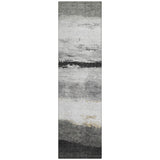 Addison Chantille ACN2169 Stripes Machine Made Transitional Pewter Rug