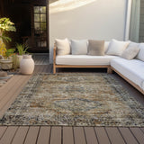 Addison Chantille ACN2170 Global Machine Made Traditional Copper Rug