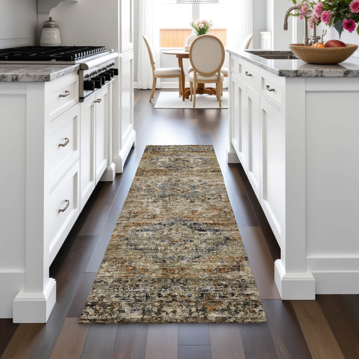 Addison Chantille ACN2170 Global Machine Made Traditional Copper Rug