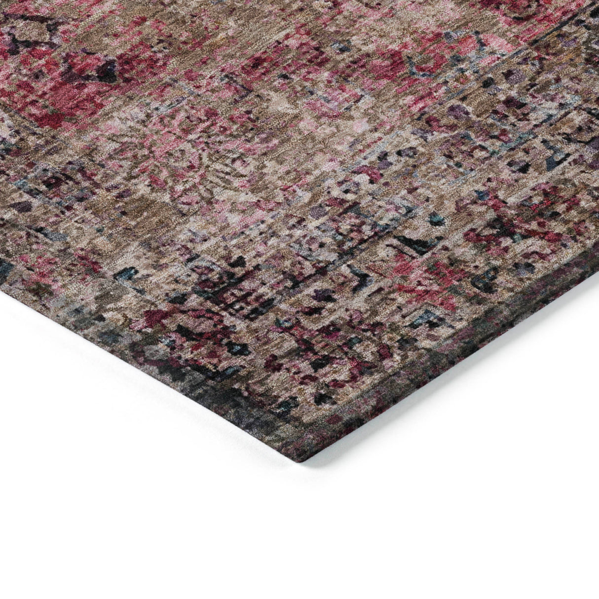 Addison Chantille ACN2170 Global Machine Made Traditional Pink Rug