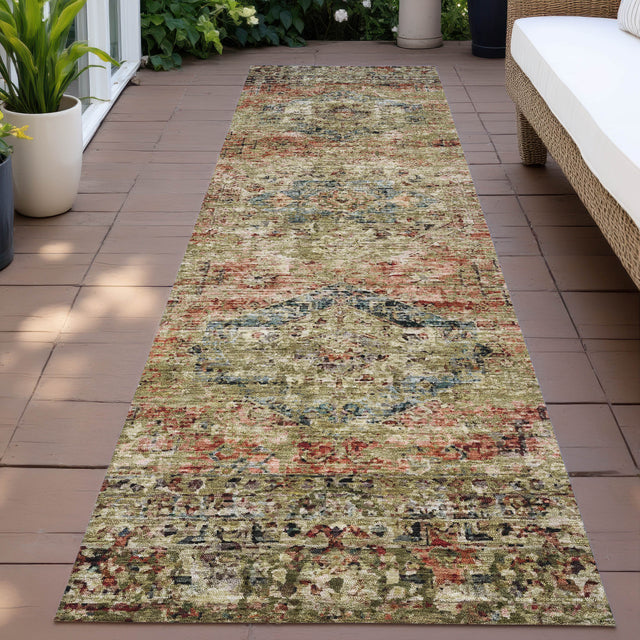 Addison Chantille ACN2170 Global Machine Made Traditional Terracotta Rug