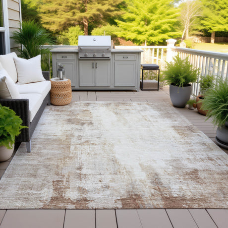 Addison Chantille ACN2171 Modern Machine Made Transitional Beige Rug
