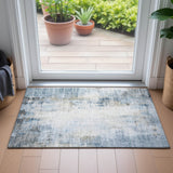 Addison Chantille ACN2171 Modern Machine Made Transitional Blue Rug