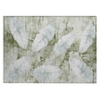 Addison Chantille ACN2172 Floral Machine Made Transitional Aloe Rug